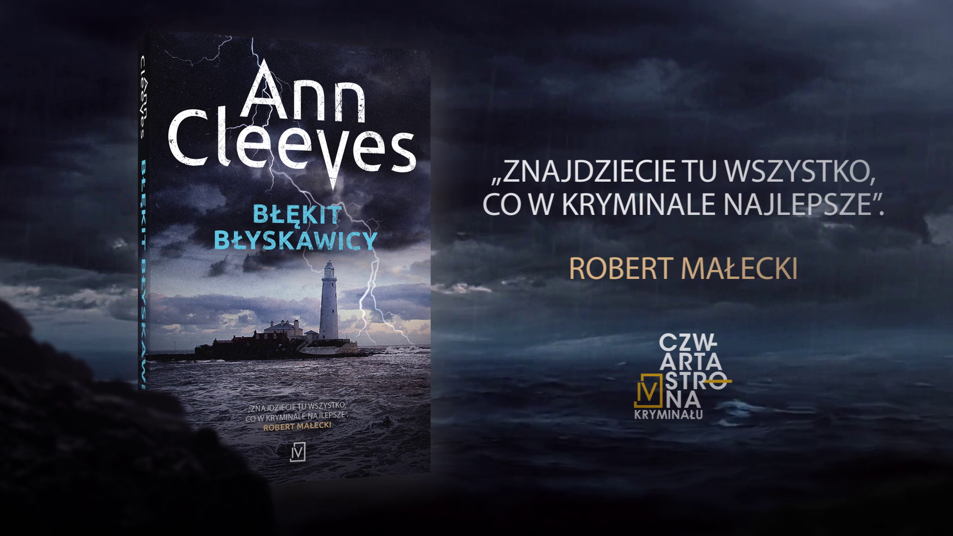 BŁĘKIT BŁYSKAWICYAnne Cleeves  Czwarta Strona Kryminału
